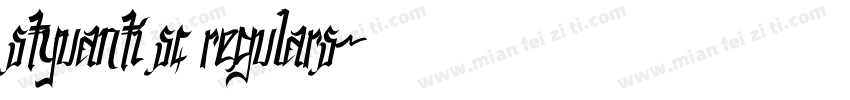 styuanti sc regulars字体转换